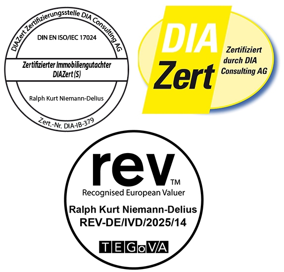 Zertifizierter Immobiliengutachter DIAZert (S) - DIN EN ISO/IEC 17024